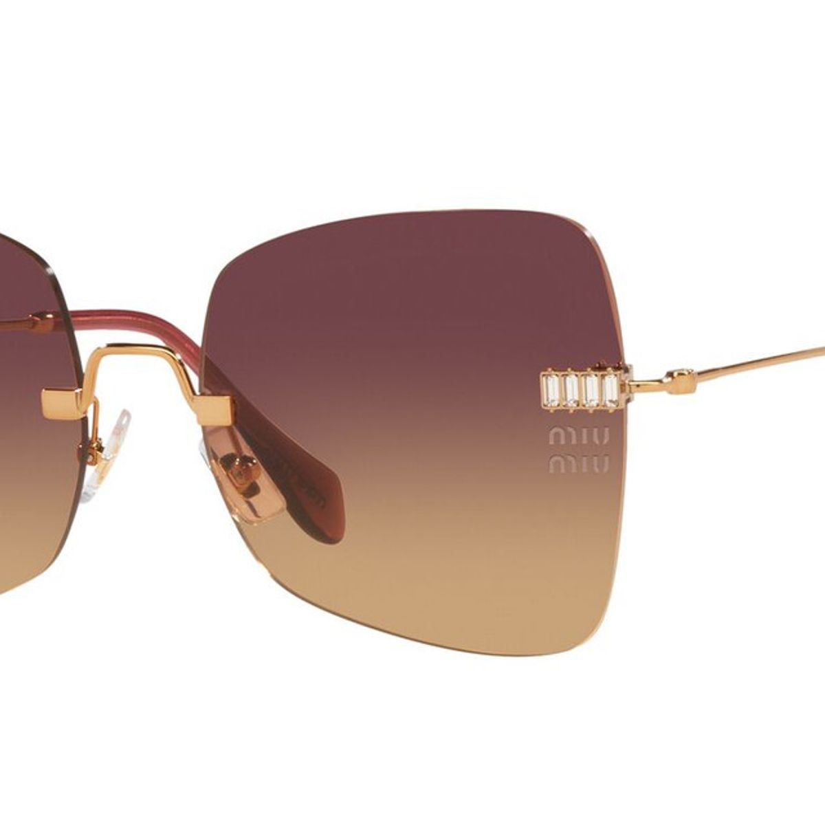 MIU MIU - Anteojos De Sol Miu Miu MU 50WS  Dorado Mujer