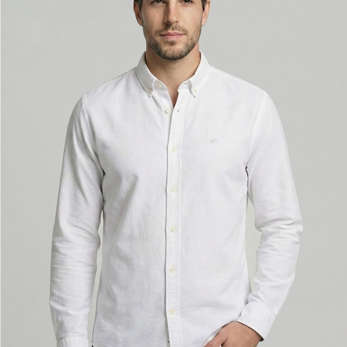 FEROUCH - Camisa Sport Oxford White Ferouch