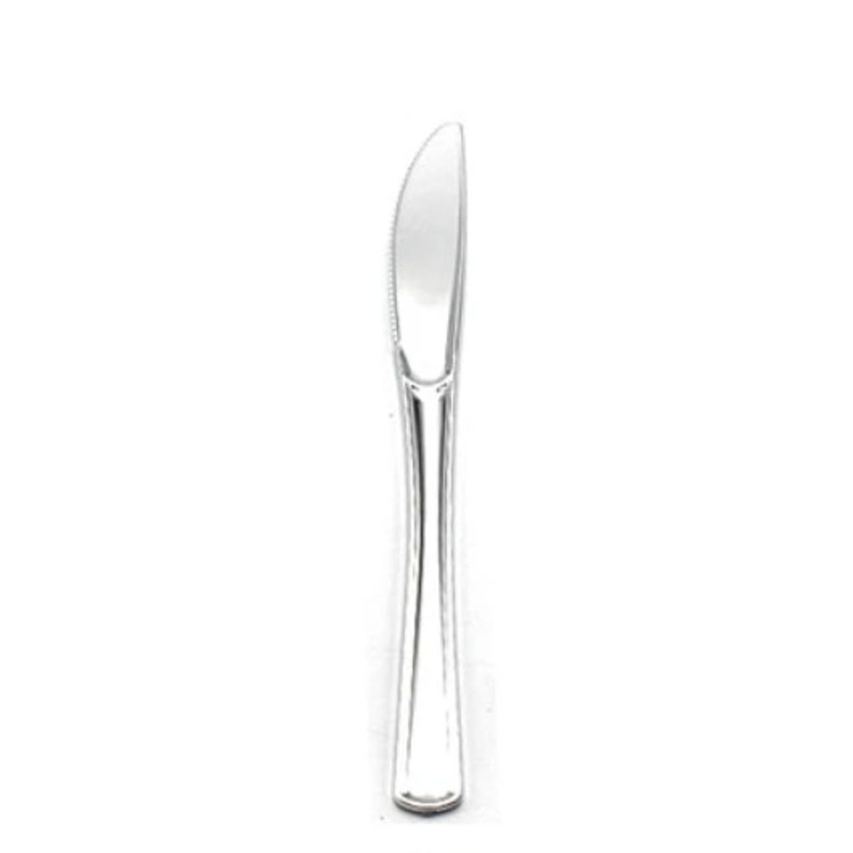 GENERICO - Cuchillo Plástico Plateado 20 Cm