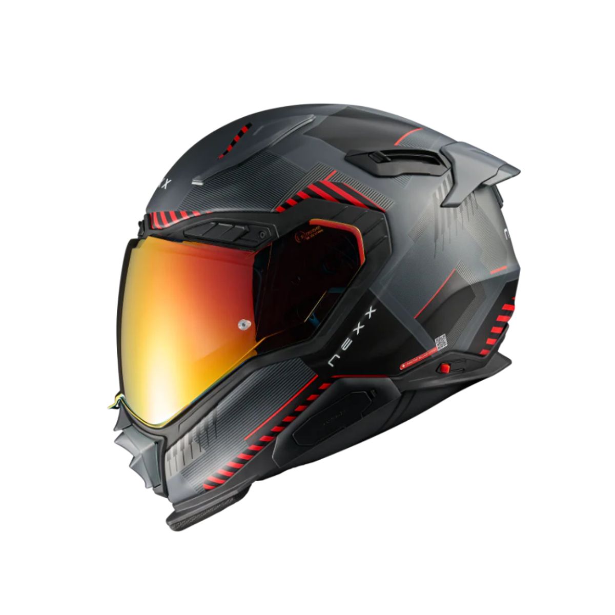 NEXX - Casco para moto Nexx XWST3 FLUENCE GREYRED S_.