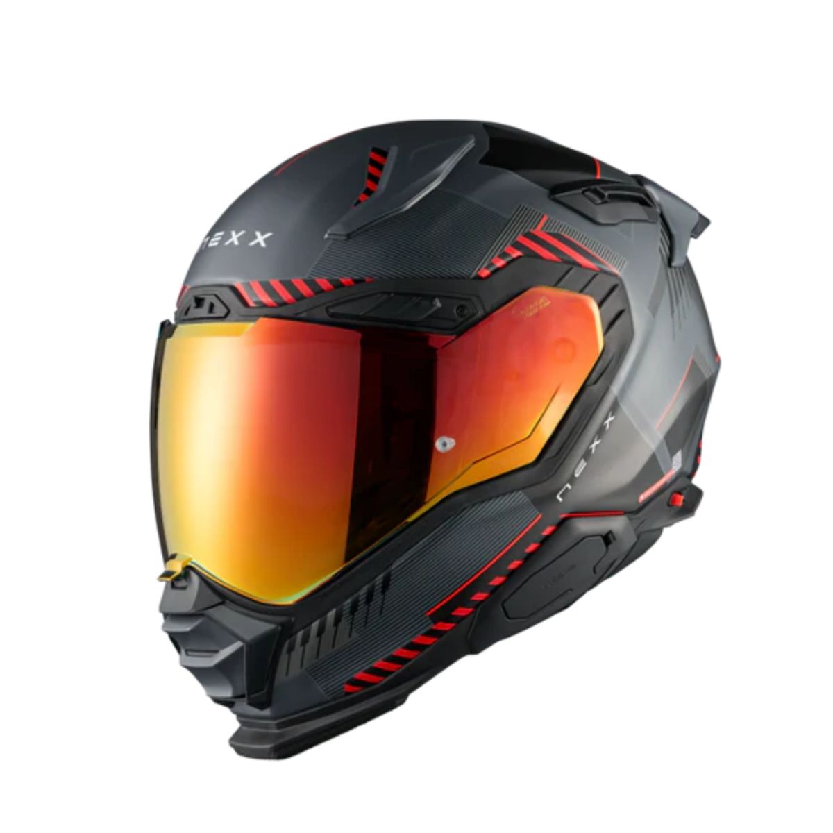 NEXX - Casco para moto Nexx XWST3 FLUENCE GREYRED S_.