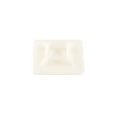 GENERICO - BASE ADHESIVA DE 30X30MM BLANCA BOLSA 100 UNDS