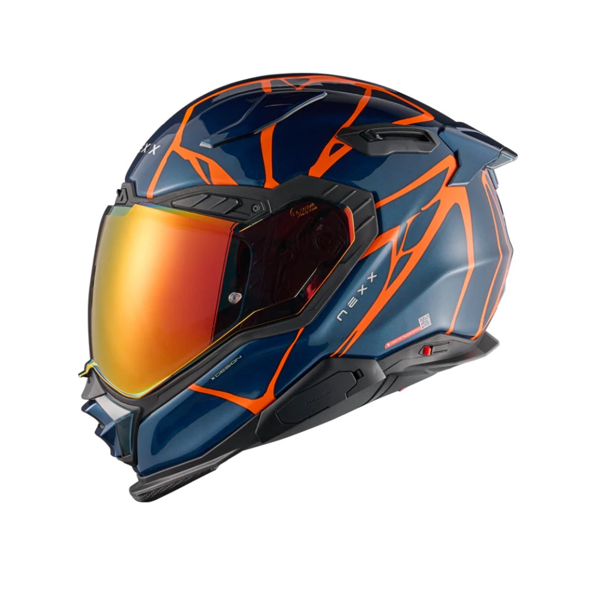 NEXX - Casco para moto Nexx WST3 B-SIDE BLUE TEALORANGE_.