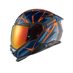 NEXX - Casco para moto WST3 B-SIDE BLUE TEALORANGE_.