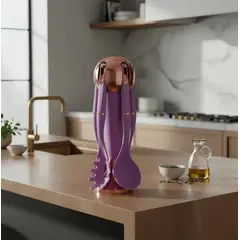 GENERICO - Set 6 Utensilios De Cocina Antiadherentes Mango De Silicona