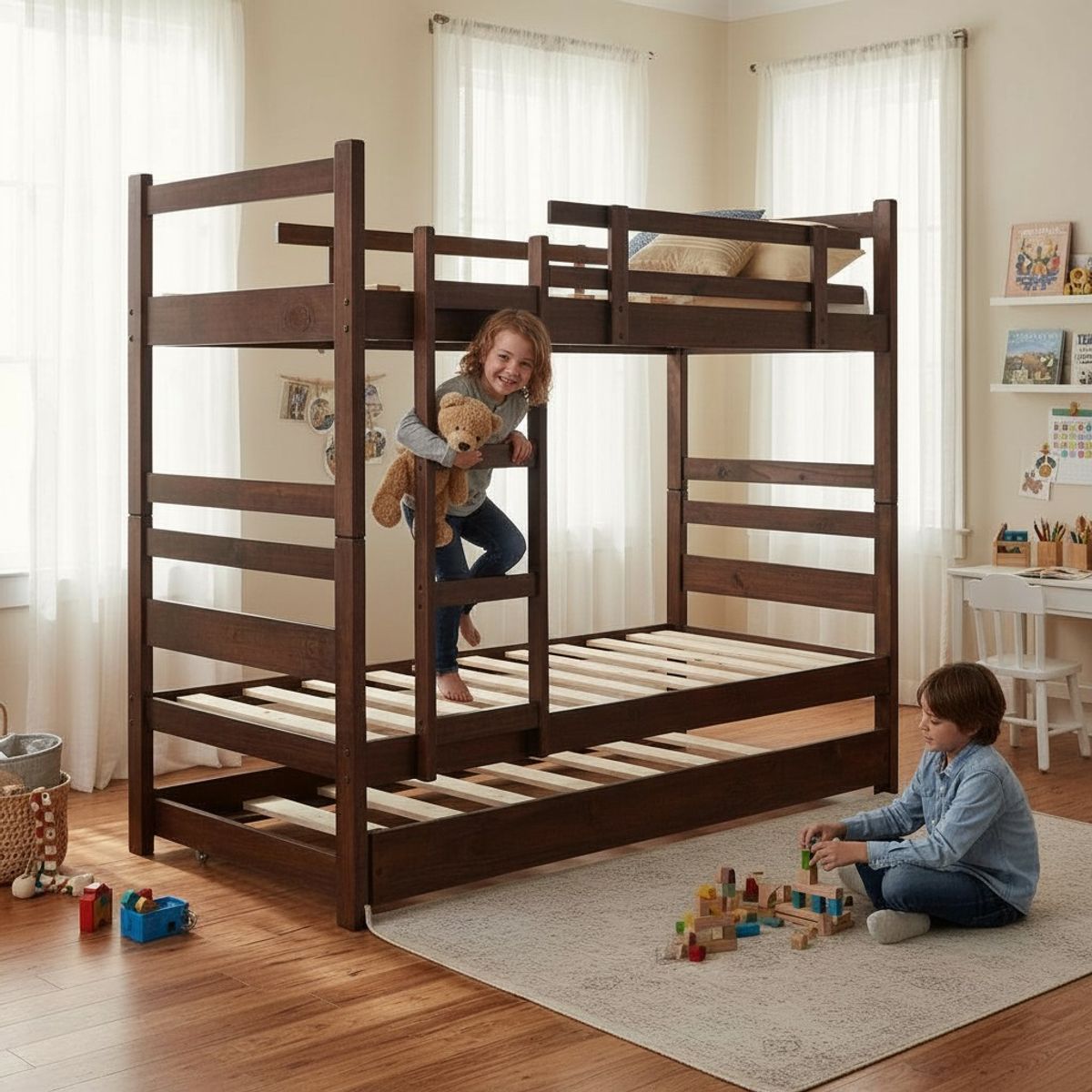 BLOCCARE - Camarote Desmontable Triple 1.5 Plaza