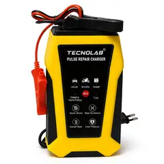 TECNOLAB - Cargador Baterías Autos y Motos 12v TL723