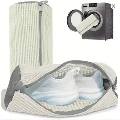 GENERICO - BOLSA PARA LAVAR ZAPATILLAS 360° LIMPIEZA PROFUNDA REUTILIZABLE