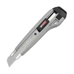 GENERICO - Cuchillo Cartonero Bloqueo Automático con 3 Hojas 18mm SDI