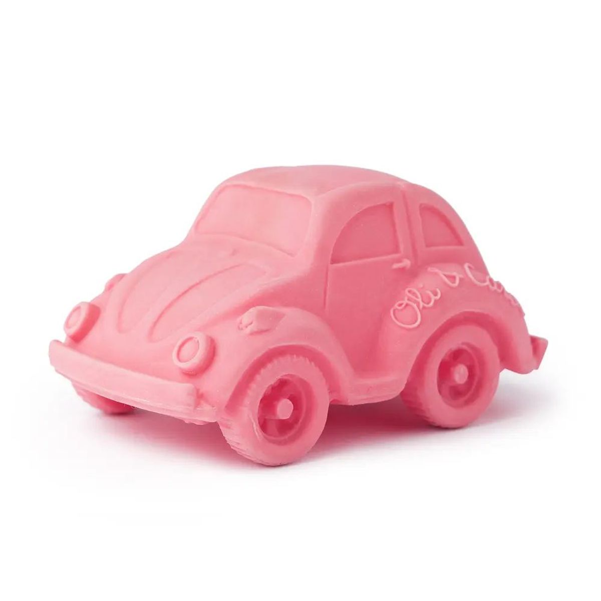 OLI & CAROL - Juguete Mordedor Auto Escarabajo Rosado Oli&Carol