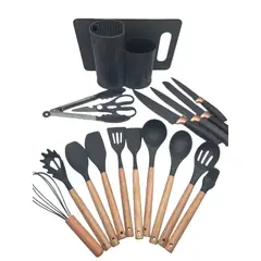 GENERICO - Set 19 Utensilios De Cocina Antiadherentes De Silicona
