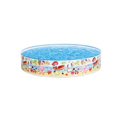 INTEX - Piscina Infantil Rígida Animales del Mar, Diseños Surtidos 152 x 25 cm