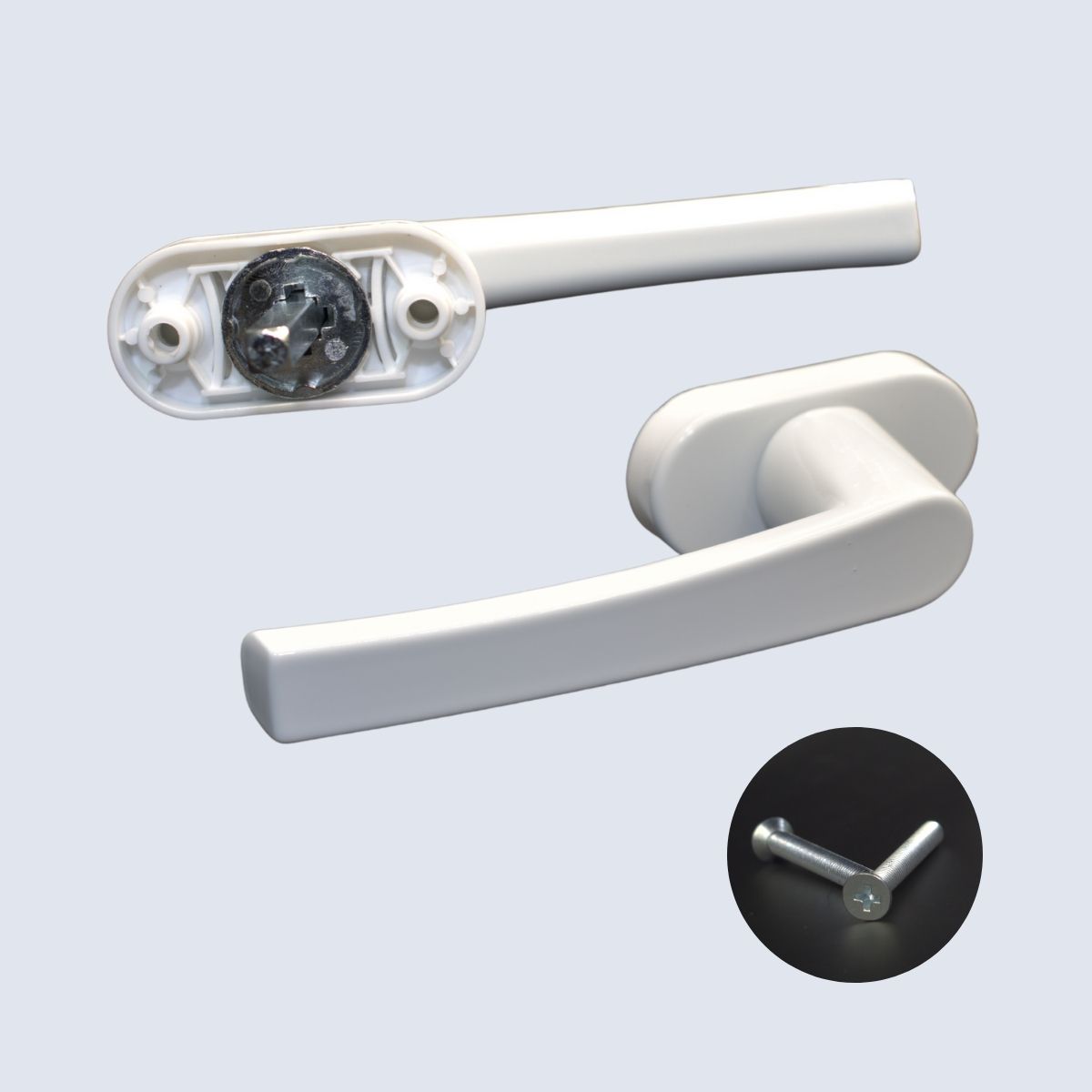 GENERICO - Manilla Cremona Recta Lisa  Ventana PVC y Aluminio