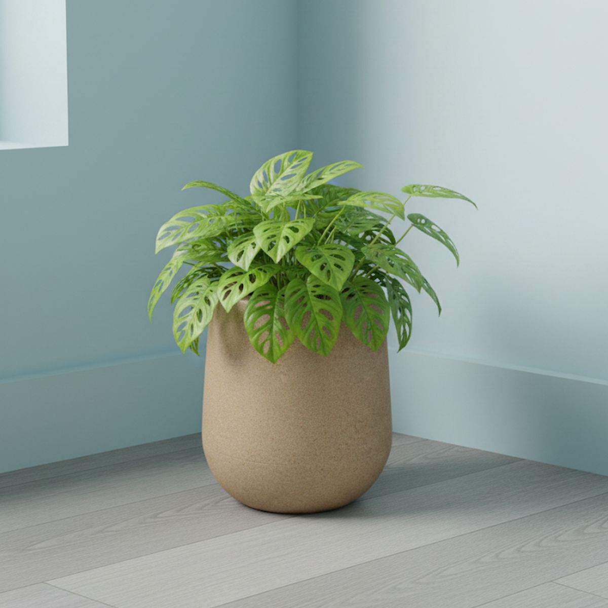 GENERICO - MACETERO BEIGE MODELO MARAGOGI 30CM ALTO