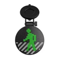 IMPORTCLICK - Pantalla Redonda LED Auto Bluetooth Wifi