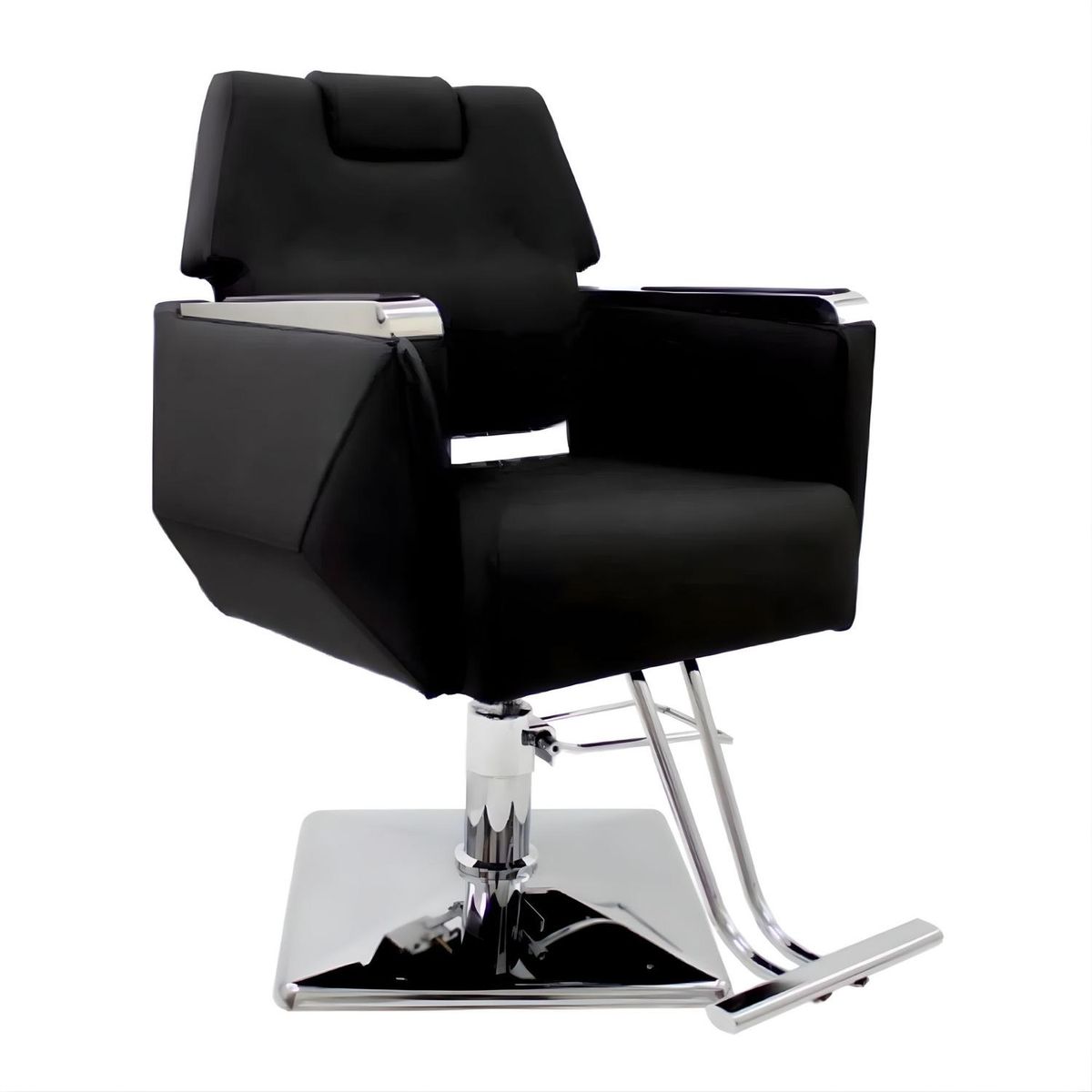 IMPORTCLICK - Silla Peluqueria Barberia Beauty Star 80x65 CM Negro