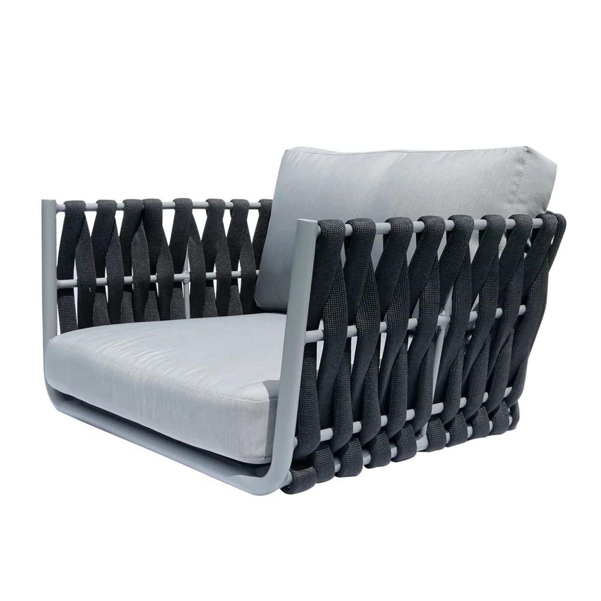 IMPORTCLICK - Silla Colgante Mecedora Mónaco 120 KG Negro