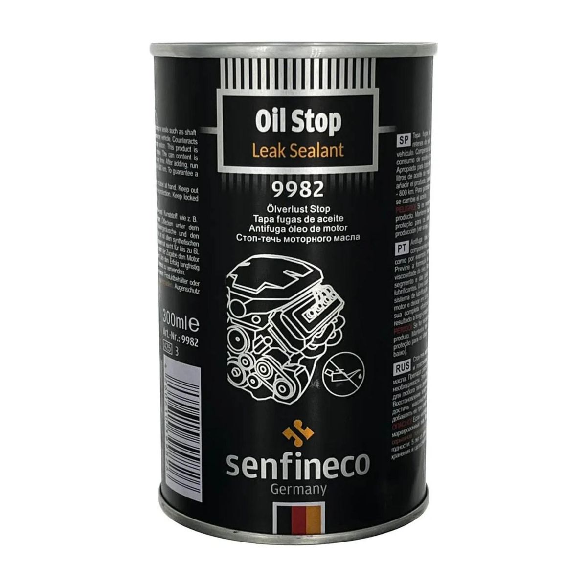 IMPORTCLICK - Sellador Tapador Fuga Aceite Goma Motor Oil Stop 300 ML