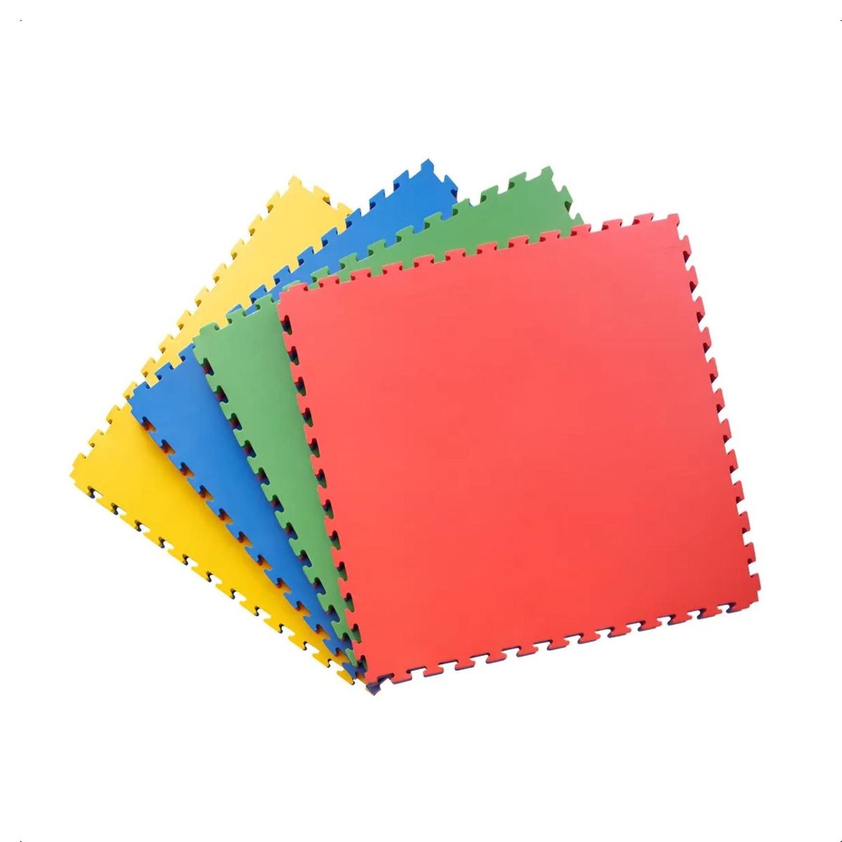 IMPORTCLICK - Pack 8 Alfombras Piso Goma Eva Bebé Antigolpes 60x60 CM Multicolor