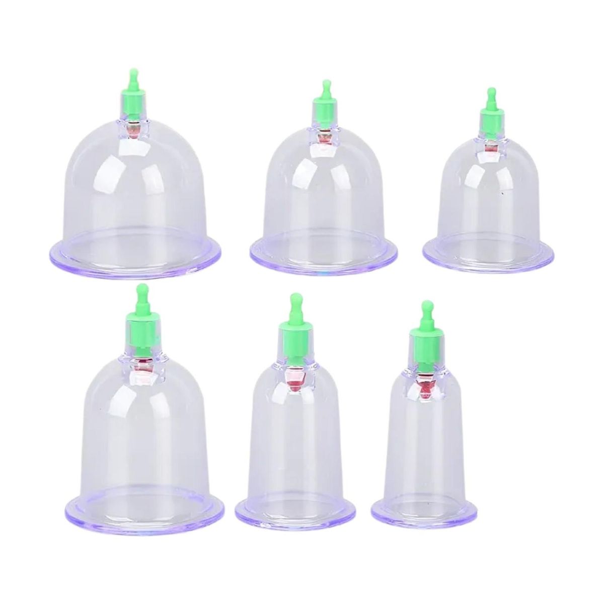 IMPORTCLICK - Pack 6 Ventosas Vacío Chinas Descontracturante