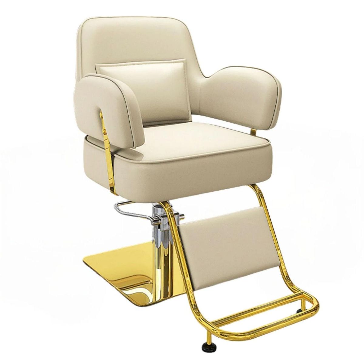 IMPORTCLICK - Silla Peluqueria Barberia Royal 100x60 CM Blanco