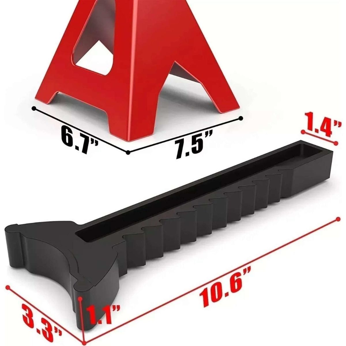 IMPORTCLICK - Pack 2 Banquillos Caballetes 3 Toneladas