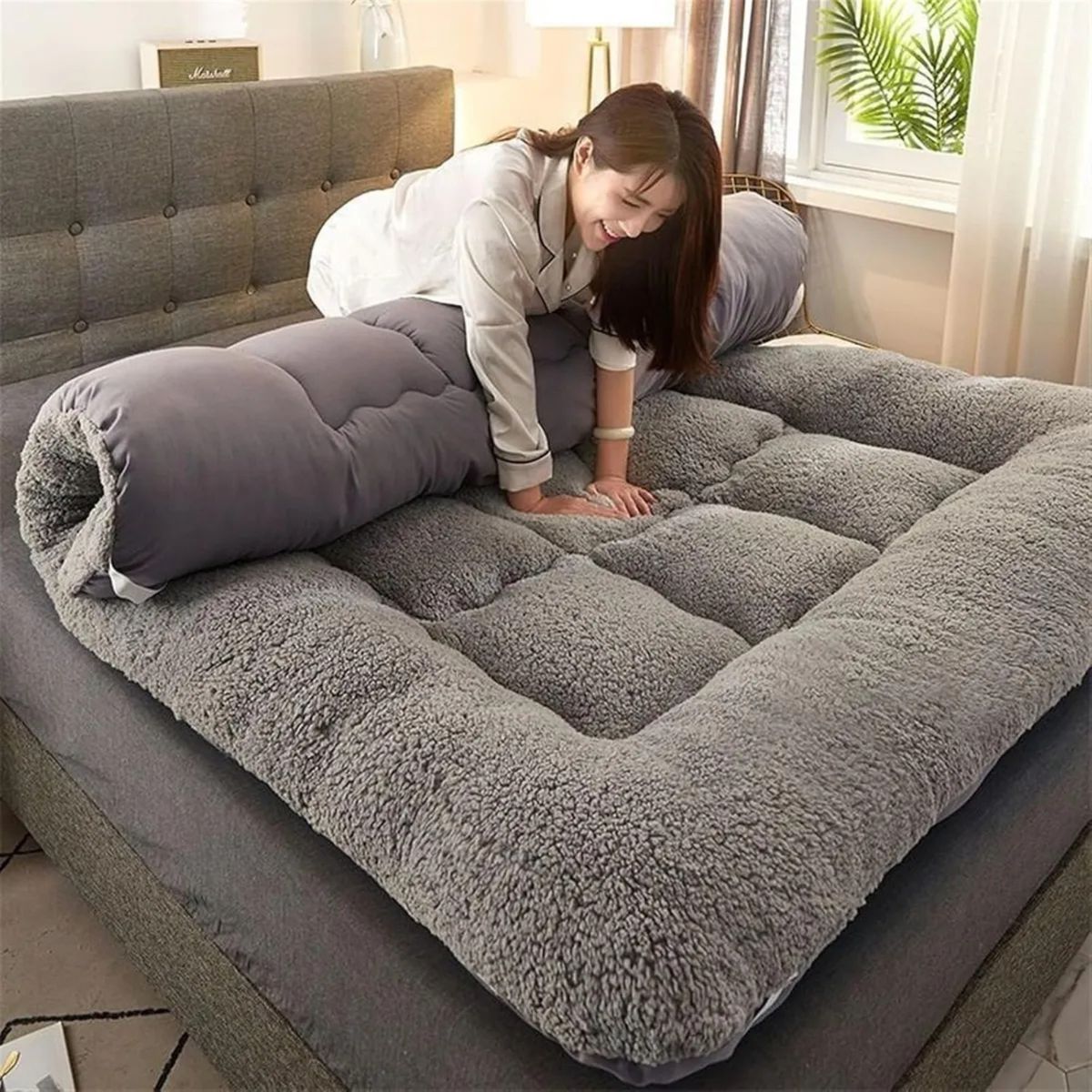 Topper 1.5 Plaza 105x200 Acolchado Suave Confort Premium, marca GENERICO - Foto Principal