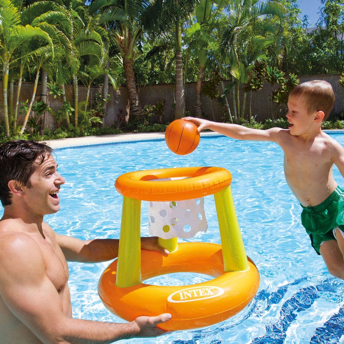 INTEX - Aro de Basketball Inflable para Piscinas INTEX 67 x 55 cm