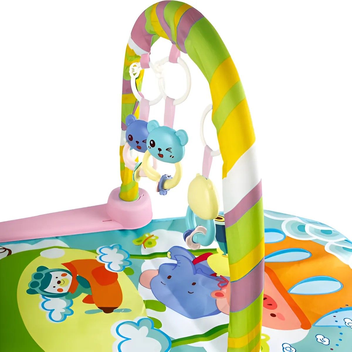 GENERICO - Gimnasio Para Bebe 3 En 1 Musical Con Piano Color Rosado BELUG