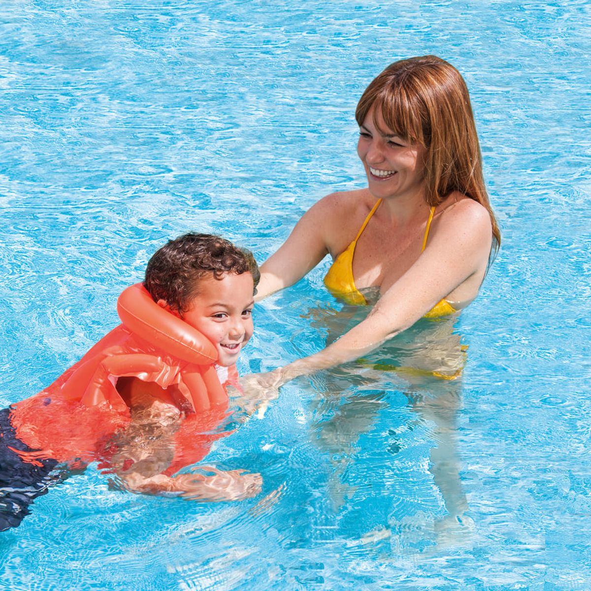 INTEX - Chaleco Inflable Deluxe INTEX para 3 a 6 años