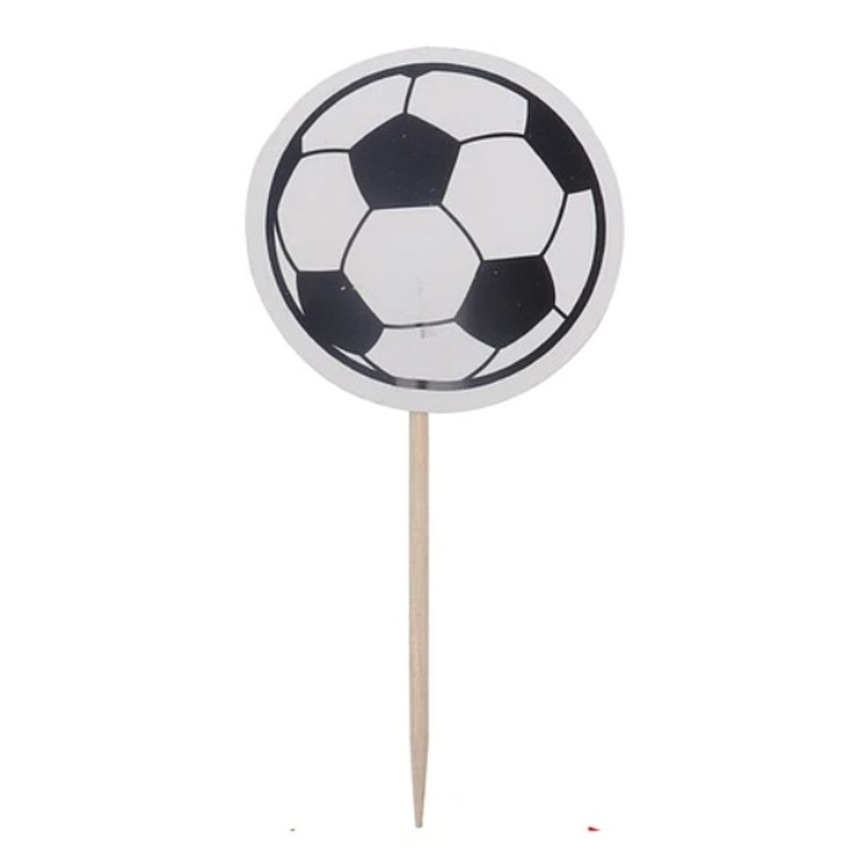 GENERICO - Toppers Decoración De Futbol 3X8Cm 12Pcs