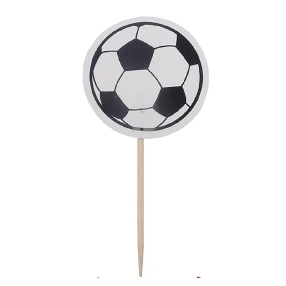 GENERICO - Toppers Decoración De Futbol 3X8Cm 12Pcs