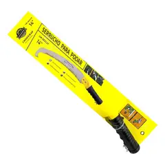 GENERICO - Serrucho De Poda Jardín Hoja Curva Con Gancho 14 Pulgadas