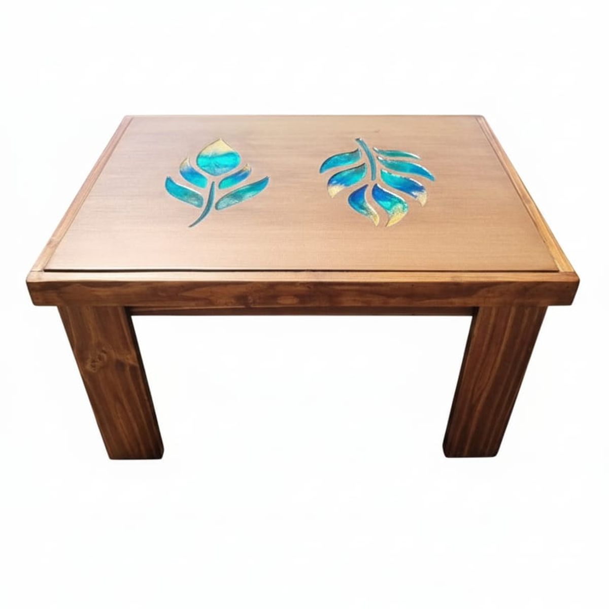 MARFELD MUEBLES - Mesa de centro cafe con resina