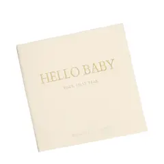 SENSIBLUE - Álbum de Recuerdos del Bebé “Hello Baby” Mi Primer Año