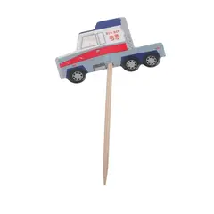 GENERICO - Toppers De Autos 45x75Cm 12Pcs