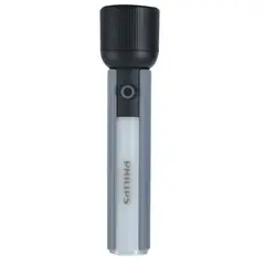 PHILIPS - Linterna Recargable Multifuncion LED Zoom USB-C - PS