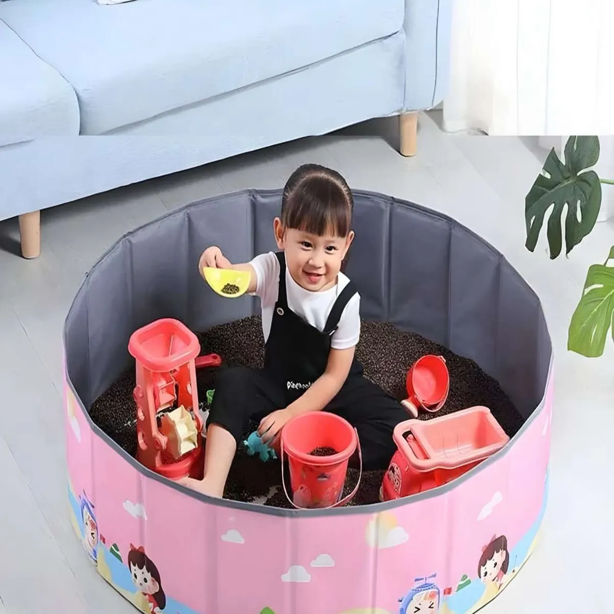 GENERICO - Piscina Armable para Jugar en interior y exterior Niña