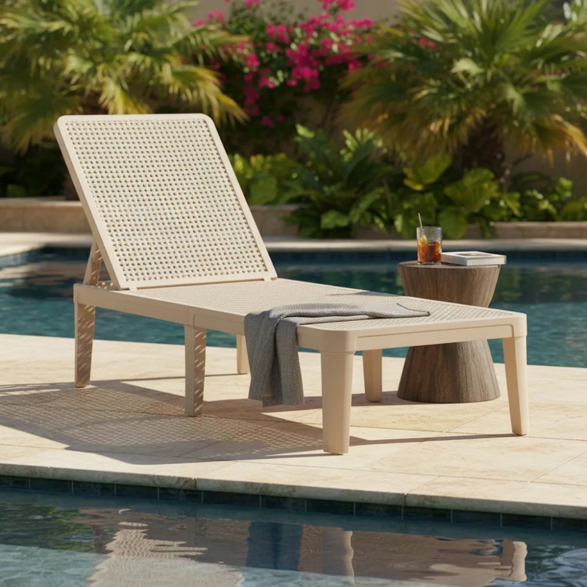 PLOS - Reposera Piscina Playa Polipropileno 100% Uv Sorrento