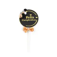 GENERICO - Topper Feliz Cumpleaños 10X24Cm