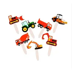 GENERICO - Topper Camiones De Construcción 7Pcs