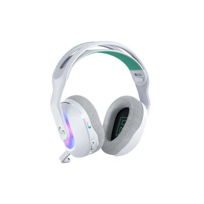 Imagen 2 del producto G522 LIGHTSPEED Audífonos Gamer Inalámbricos, USB-C, Bluetooth, RGB, Micrófono Extraíble, 7.1 Surround, PC, PS5, Blanco Blanco