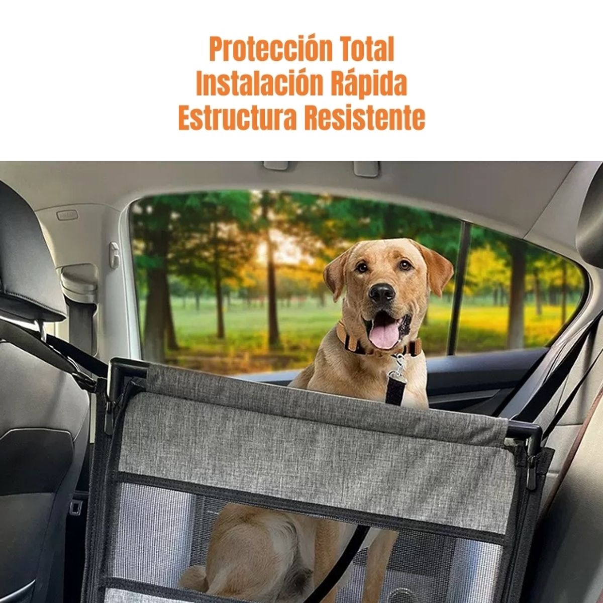 LUBABYCAS - Asiento De Auto 49cm Perros Plegable Con Protector Guard Lubabycas