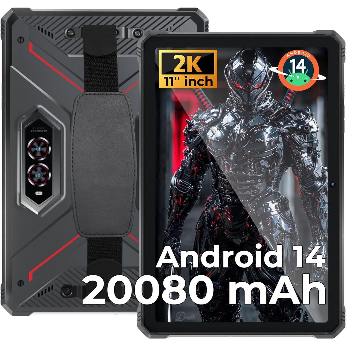 OUKITEL - Hotwav R9 PRO Tableta 20GB+256GB 11 pulgadas 20080mAh 64MP-Naranja