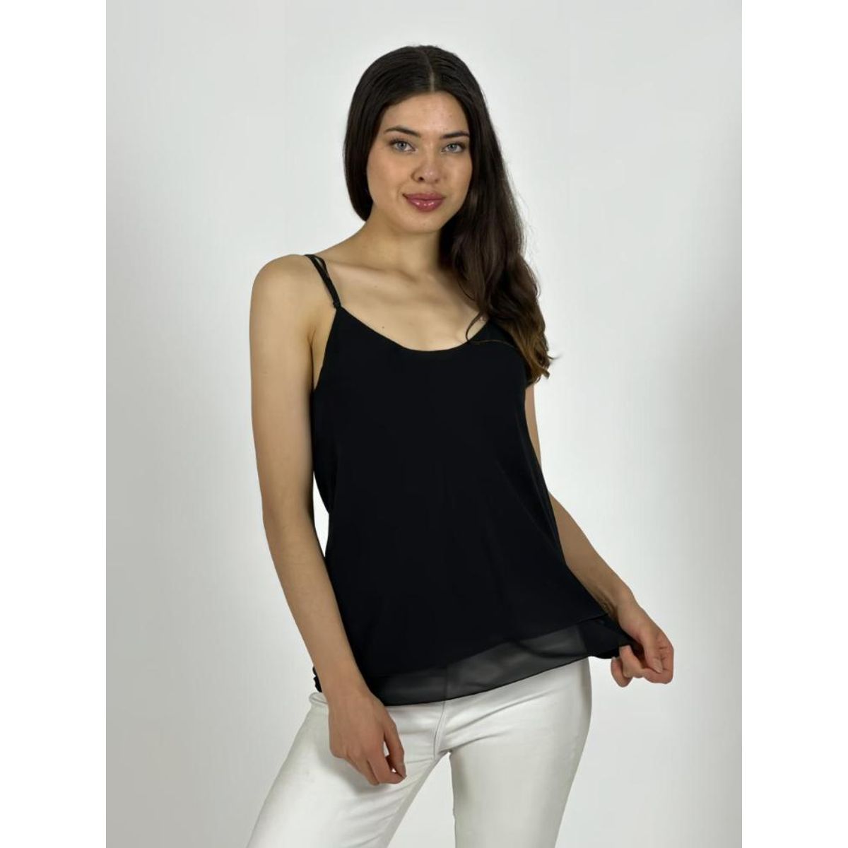 ENIGMATICA BOUTIQUE - Polera Lencera Gaza Doble