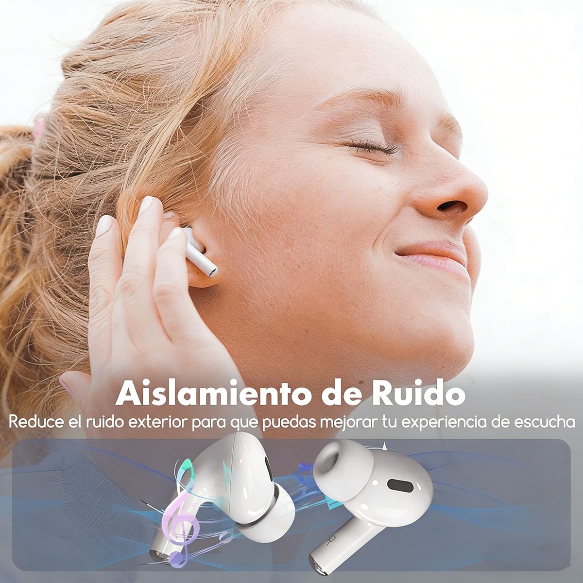 GENERICO - Kit 4 Pares Repuestos Almohadillas Silicona AirPods Pro