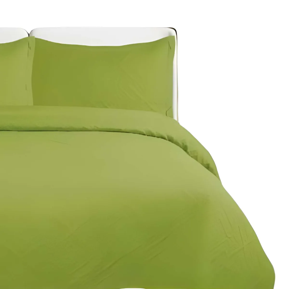 GENERICO - CUBRECAMA DE VERANO QUILT CON COLORES LISOS 2 PLAZAS VERDE
