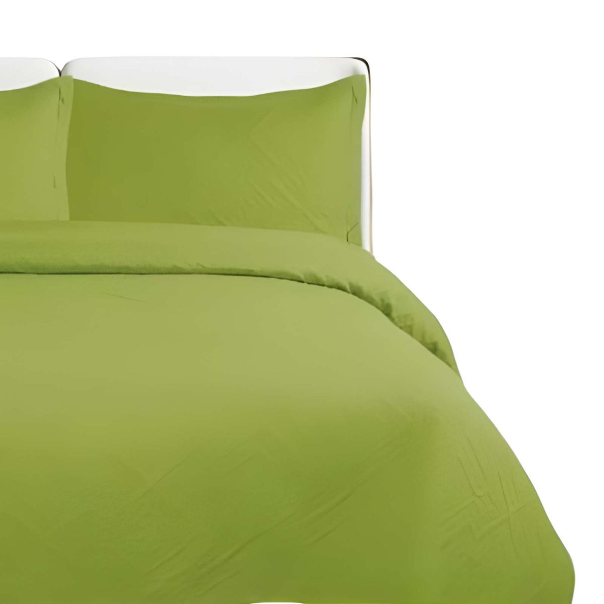GENERICO - CUBRECAMA DE VERANO QUILT CON COLORES LISOS KING VERDE