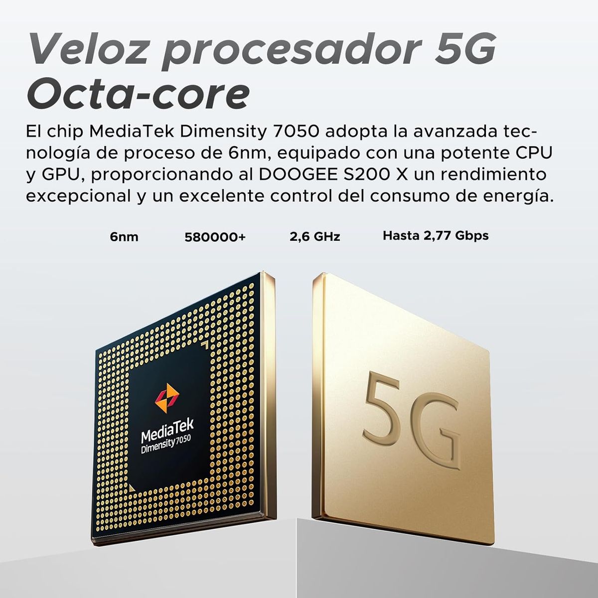 DOOGEE - DOOGEE S200 X 5G Celular 32GB+512GB 10100mAh 100MP-Verde