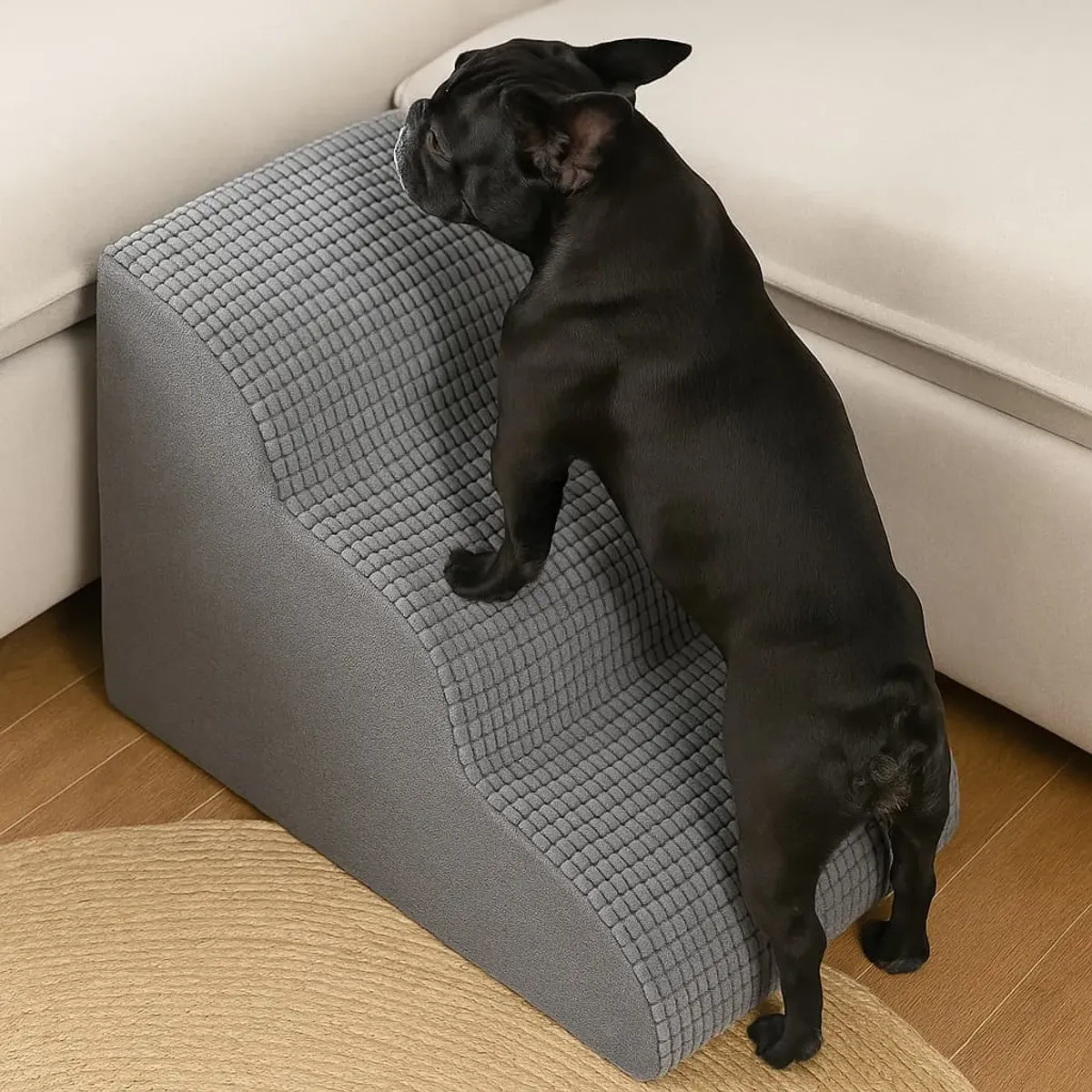 THE DOGS - Rampa Escalera Perros Sofá o cama Antideslizante The Dogs